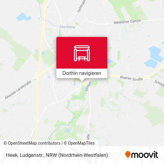 Heek, Ludgeristr. Karte