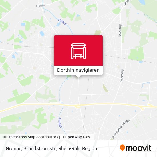 Gronau, Brandströmstr. Karte