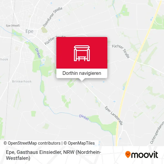 Epe, Gasthaus Einsiedler Karte