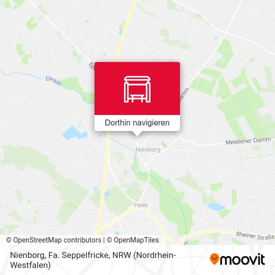 Nienborg, Fa. Seppelfricke Karte