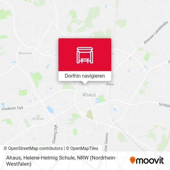 Ahaus, Helene-Helmig Schule Karte