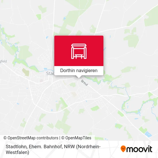 Stadtlohn, Ehem. Bahnhof Karte