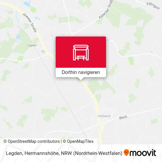 Legden, Hermannshöhe Karte