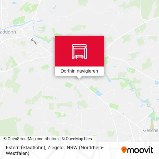 Estern (Stadtlohn), Ziegelei Karte