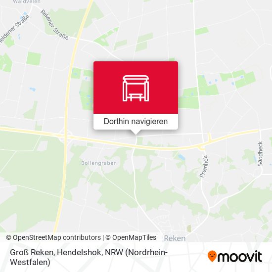 Groß Reken, Hendelshok Karte