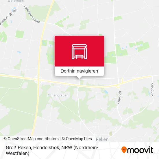 Groß Reken, Hendelshok Karte