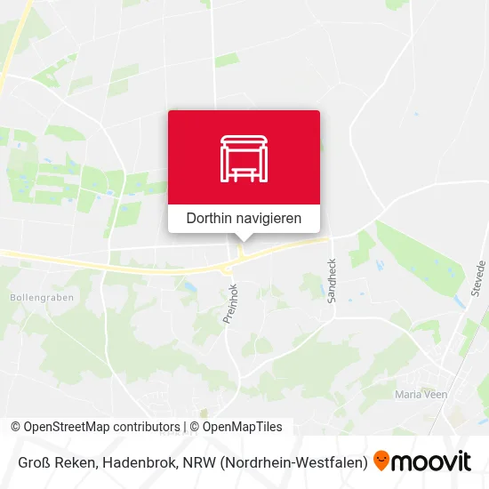 Groß Reken, Hadenbrok Karte