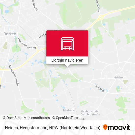 Heiden, Hengstermann Karte