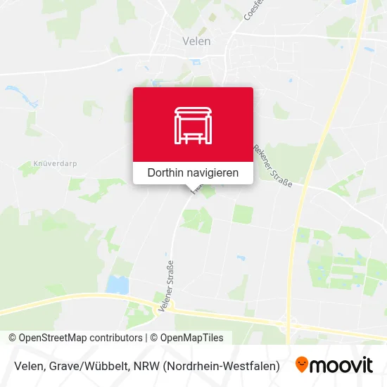 Velen, Grave/Wübbelt Karte