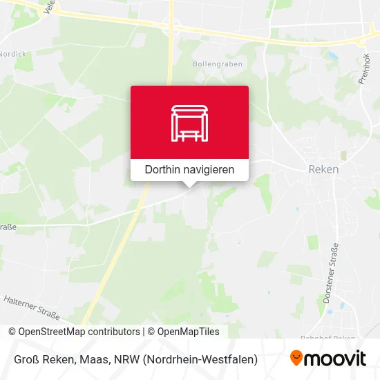 Groß Reken, Maas Karte