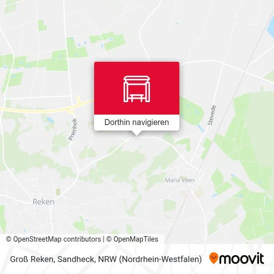 Groß Reken, Sandheck Karte