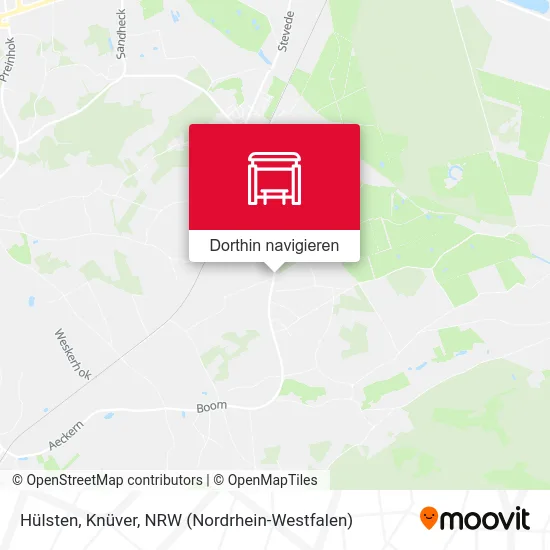 Hülsten, Knüver Karte