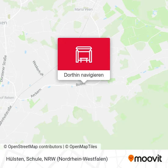 Hülsten, Schule Karte