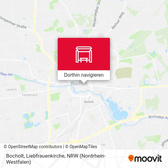 Bocholt, Liebfrauenkirche Karte