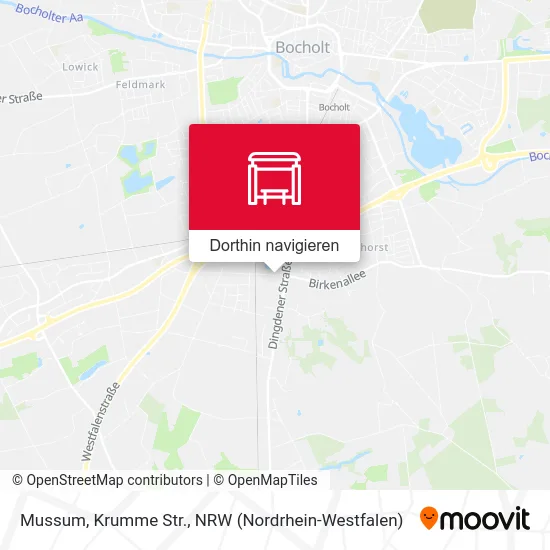 Mussum, Krumme Str. Karte