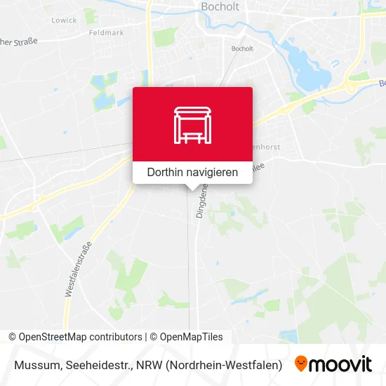 Mussum, Seeheidestr. Karte