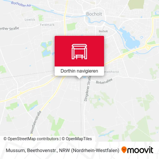 Mussum, Beethovenstr. Karte