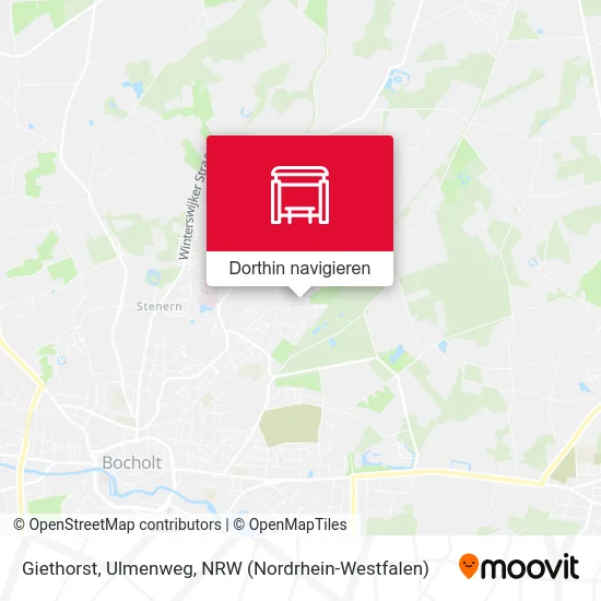 Giethorst, Ulmenweg Karte
