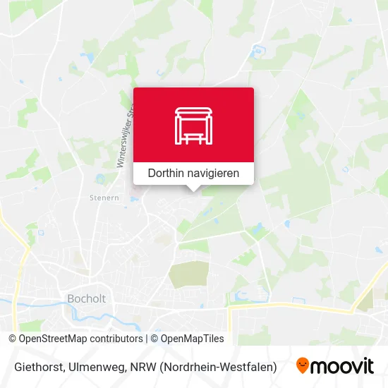 Giethorst, Ulmenweg Karte