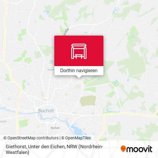 Giethorst, Unter den Eichen Karte