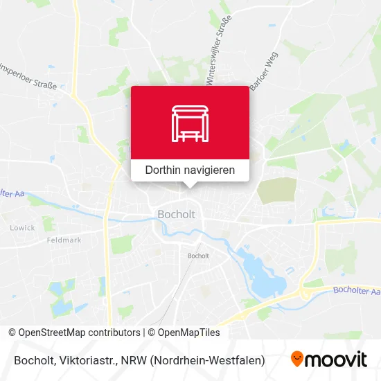 Bocholt, Viktoriastr. Karte