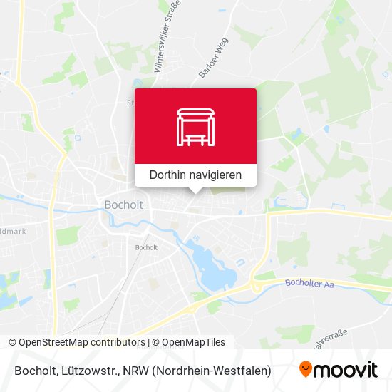 Bocholt, Lützowstr. Karte