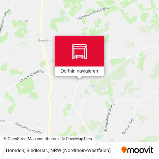 Hemden, Siedlerstr. Karte