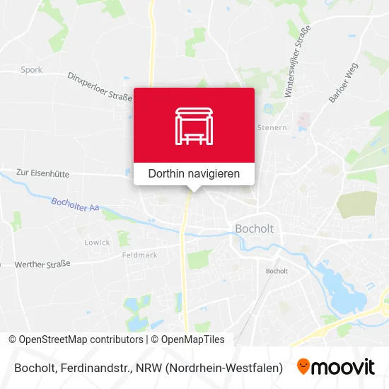 Bocholt, Ferdinandstr. Karte