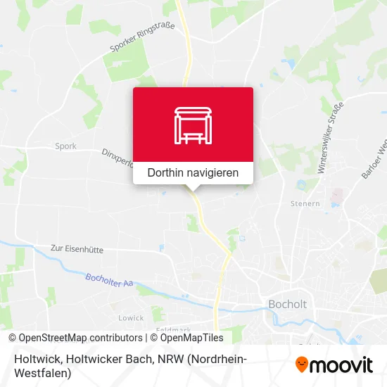 Holtwick, Holtwicker Bach Karte