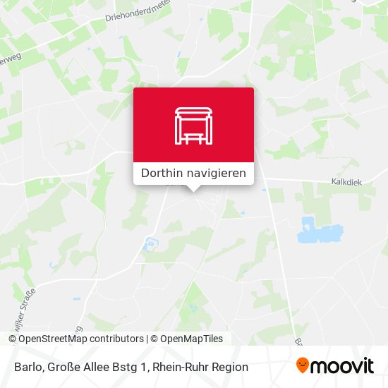 Barlo, Große Allee Bstg 1 Karte