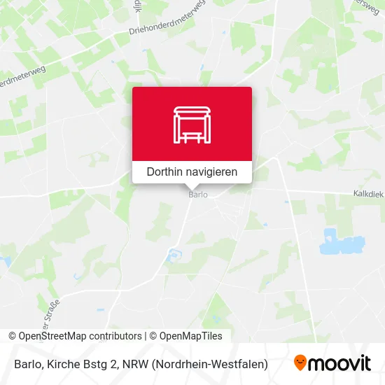 Barlo, Kirche Bstg 2 Karte