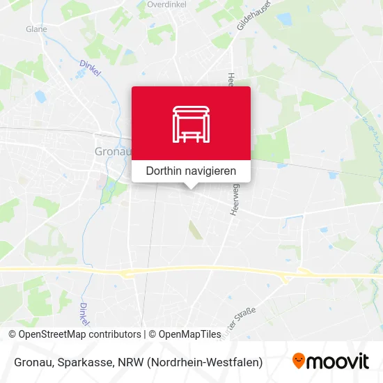 Gronau, Sparkasse Karte