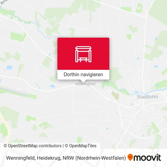 Wenningfeld, Heidekrug Karte