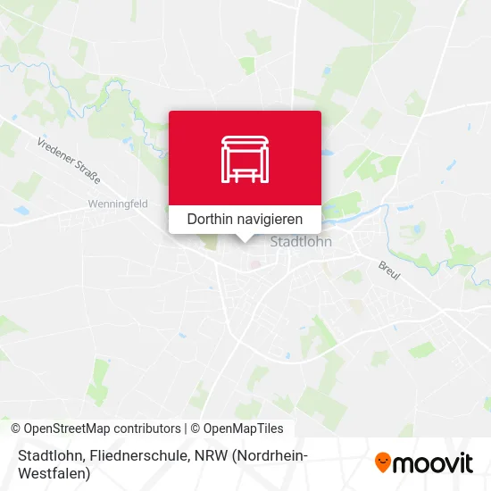 Stadtlohn, Fliednerschule Karte