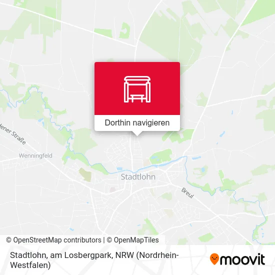 Stadtlohn, am Losbergpark Karte