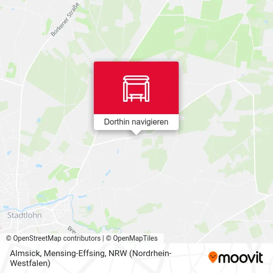 Almsick, Mensing-Effsing Karte