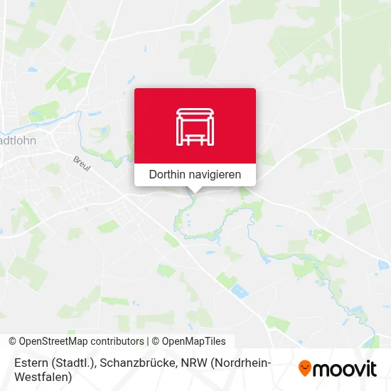 Estern (Stadtl.), Schanzbrücke Karte