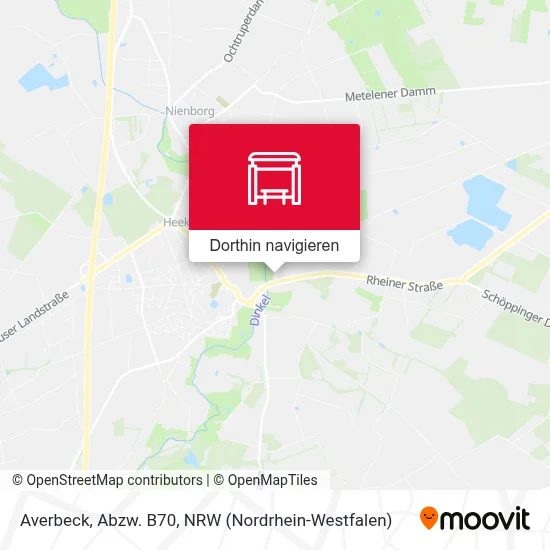 Averbeck, Abzw. B70 Karte