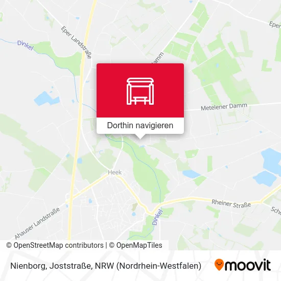 Nienborg, Joststraße Karte