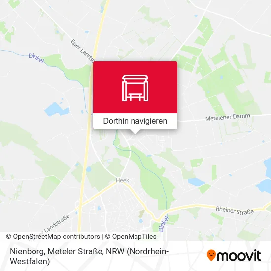 Nienborg, Meteler Straße Karte