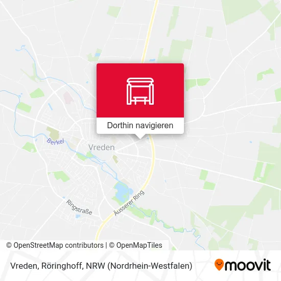 Vreden, Röringhoff Karte