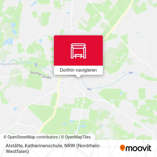 Alstätte, Katharinenschule Karte