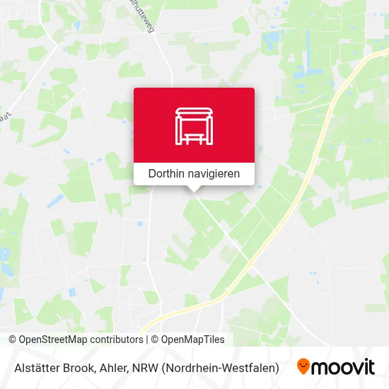 Alstätter Brook, Ahler Karte