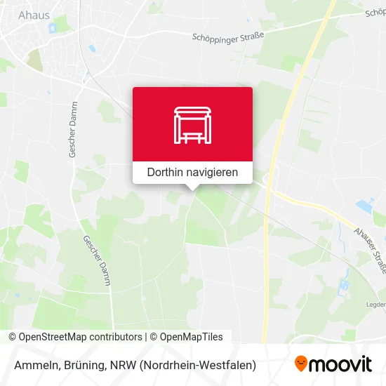 Ammeln, Brüning Karte