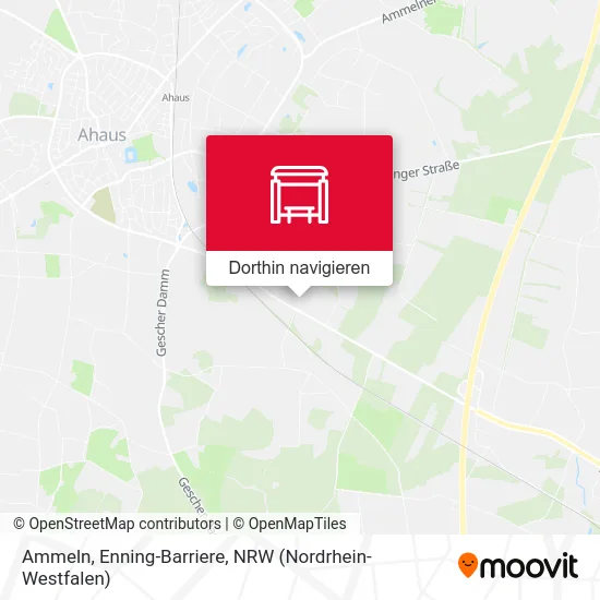 Ammeln, Enning-Barriere Karte