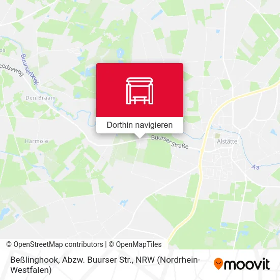 Beßlinghook, Abzw. Buurser Str. Karte