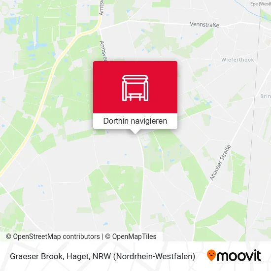 Graeser Brook, Haget Karte