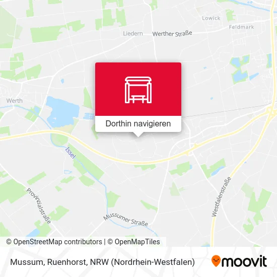 Mussum, Ruenhorst Karte