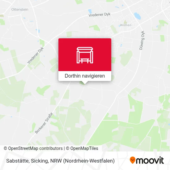 Sabstätte, Sicking Karte