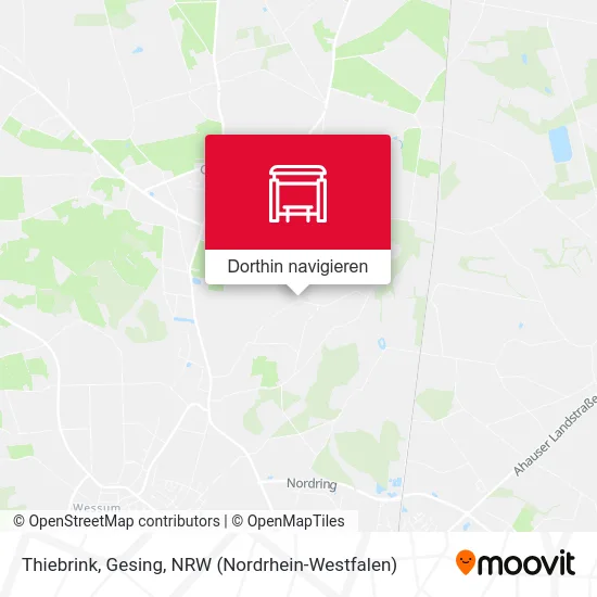 Thiebrink, Gesing Karte